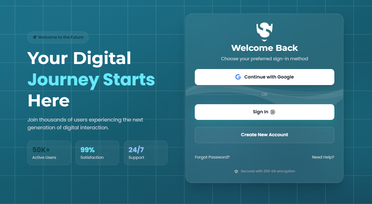 Signup Options